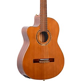 Ortega Performer Series RCE159MN-L Acoustic Electric Left-Handed Classical Guitar Natural