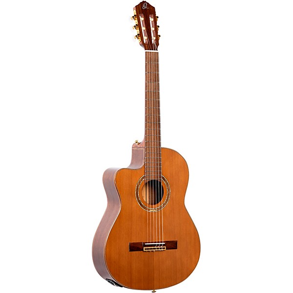 Ortega Performer Series RCE159MN-L Acoustic Electric Left-Handed Classical Guitar Natural