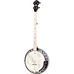 Ortega Falcon Series OBJE400TCO-L Left-Handed 5-String Banjo Satin Black
