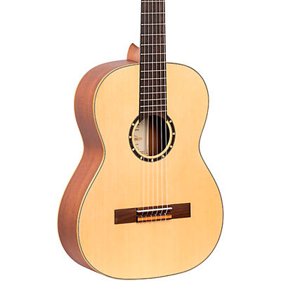 Ortega Family Series R121-7/8-L 7/8 Size Classical Guitar Natural Matte for sale