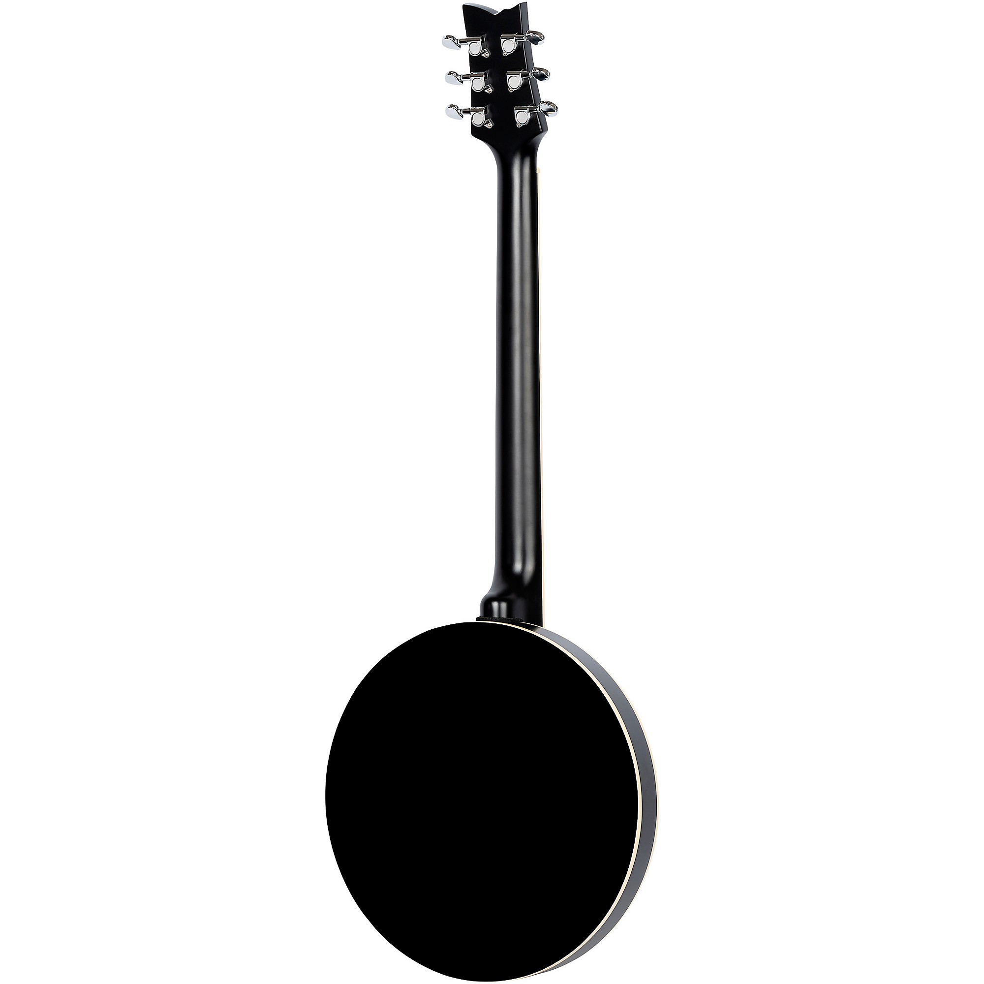 Ortega Raven Series OBJE356-SBK-L Left-Handed 6-String Banjo Black