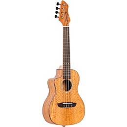 Ortega Horizon Series RUMG-CE-L Left-Handed Acoustic Electric Concert Ukulele Natural