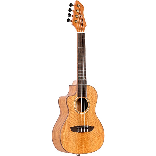 Ortega Horizon Series RUMG-CE-L Left-Handed Acoustic Electric Concert Ukulele Natural