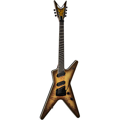 Dean Ml Select 7-String Multi-Scale With Kahler Electric Guitar Satin Natural Black Burst for sale