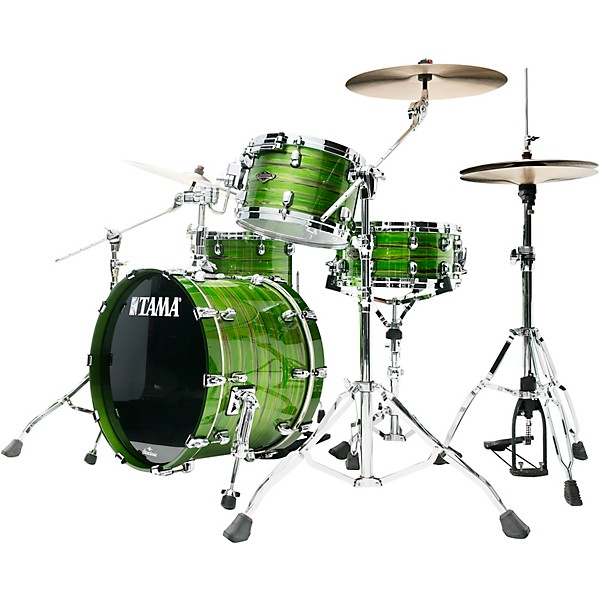 TAMA Starclassic Walnut/Birch 3-Piece Shell Pack with Chrome Hardware and 20 in. Bass Drum Lacquer Shamrock Oyster