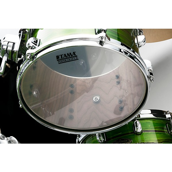 TAMA Starclassic Walnut/Birch 3-Piece Shell Pack with Chrome Hardware and 20 in. Bass Drum Lacquer Shamrock Oyster