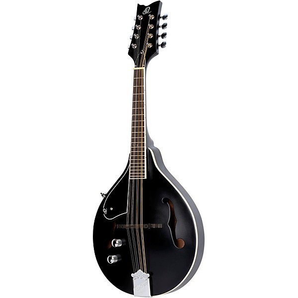Ortega A-Style Series RMAE40SBK-L Left-Handed Acoustic Electric Mandolin Black