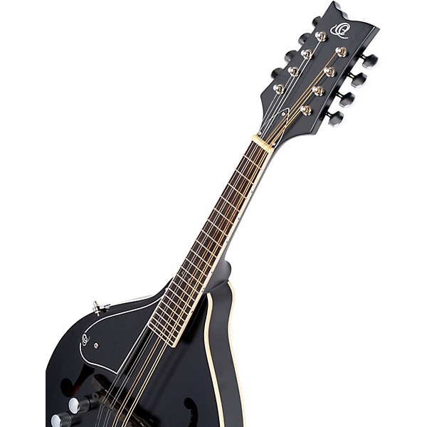 Ortega A-Style Series RMAE40SBK-L Left-Handed Acoustic Electric Mandolin Black