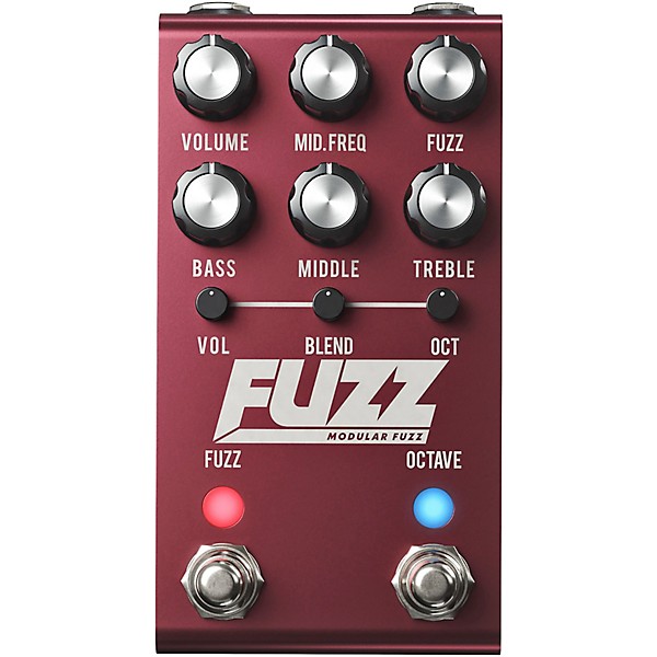 Jackson Audio FUZZ Modular Fuzz Effects Pedal Red