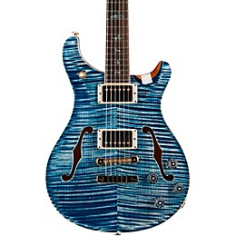 PRS Private Stock McCarty 594 Hollowbody II with Curly Maple Top and Back Brazilian Rosewood Neck and Fretboard with a Pattern Vintage Neck Shape Electric Guitar Faded Indigo