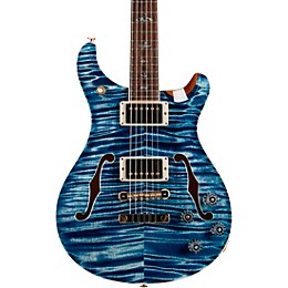 PRS Private Stock McCarty 594 Hollowbody II with Curly Maple Top and Back Brazilian Rosewood Neck and Fretboard with a Pattern Vintage Neck Shape Electric Guitar Faded Indigo