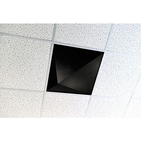 Open Box Ultimate Acoustics UA-PYD-BP 24"x 24" Pyramid Shape Class A Diffusor (4 Pack) Level 1 Black