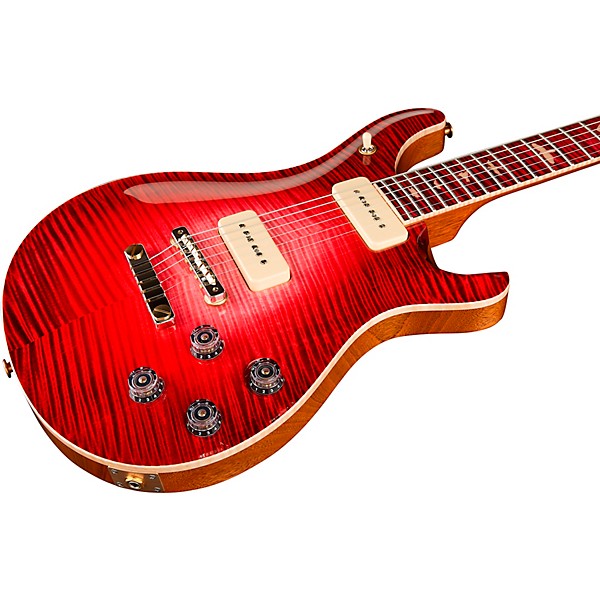 PRS Private Stock McCarty 594 with P90s Curly Maple Top African Ribbon Mahogany Back Stained Curly Maple Fretboard with Pa...