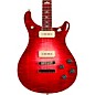 PRS Private Stock McCarty 594 with P90s Curly Maple Top African Ribbon Mahogany Back Stained Curly Maple Fretboard with Pattern Vintage Neck Electric Guitar Blood Red Glow thumbnail