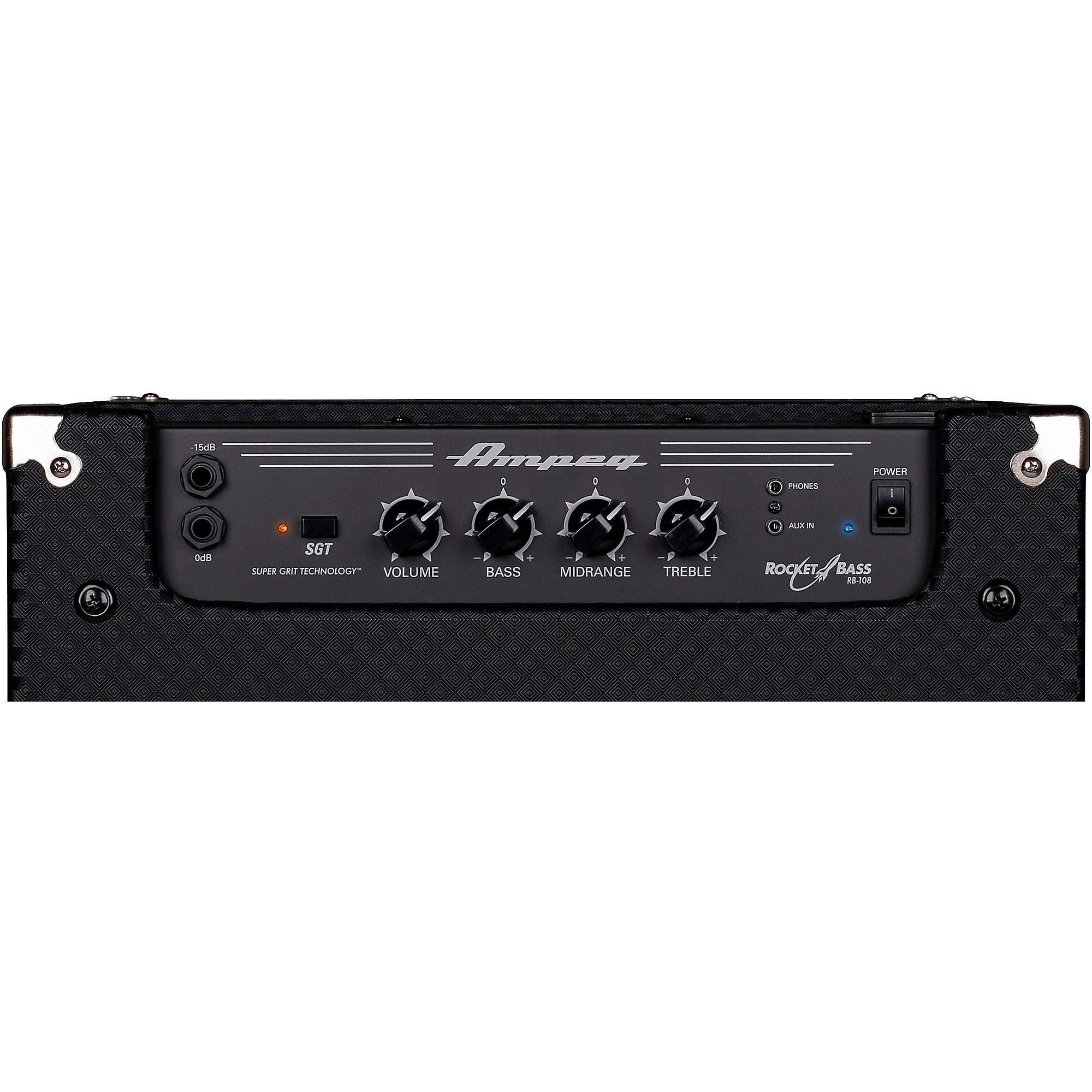 Ampeg Rocket Bass RB-108 1x8 30W Bass Combo Amp Black and 
