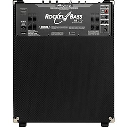 Open Box Ampeg Rocket Bass RB-210 2x10 500W Bass Combo Amp Level 1 Black and Silver