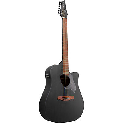 Ibanez Alt20 Altstar Dreadnought Acoustic-Electric Guitar Weathered Black for sale