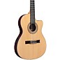Ibanez GA Series GA34STCE Thinline Solid Top Classical Acoustic-Electric Guitar Natural thumbnail