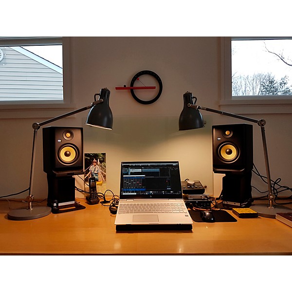 SOUNDRISE PRO-9 9" Studio Monitor Stands (Pair) Black
