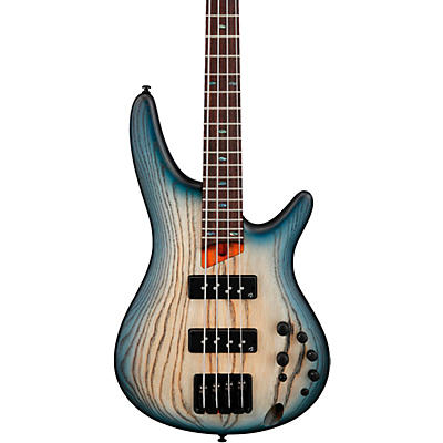 Ibanez Sr600e 4-String Electric Bass Guitar Cosmic Blue Starburst Flat for sale
