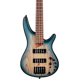 Ibanez SR605E 5-String Electric Bass Guitar Black S... Ibanez SR605E 5-String Electric Bass Guitar Cosmic Blue Starburst Flat