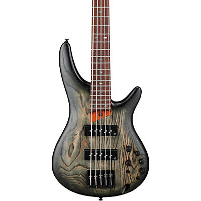 Ibanez Sr605e 5-String Electric Bass Guitar Black Stained Burst for sale