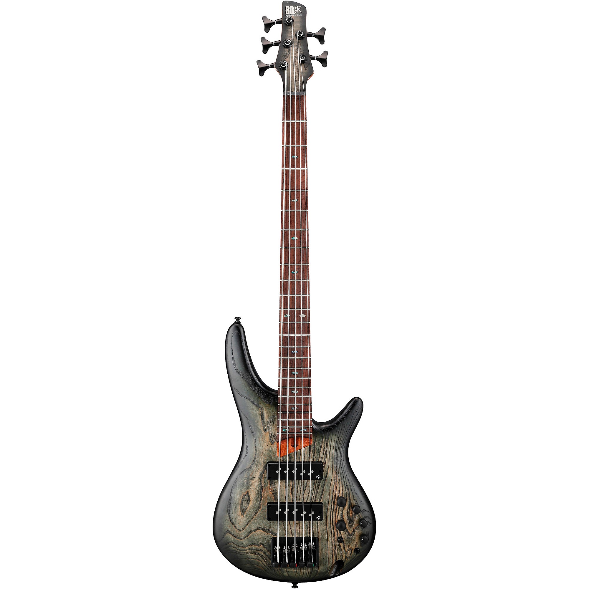 Ibanez SR605E 5-String Electric Bass Guitar Black Stained Burst 