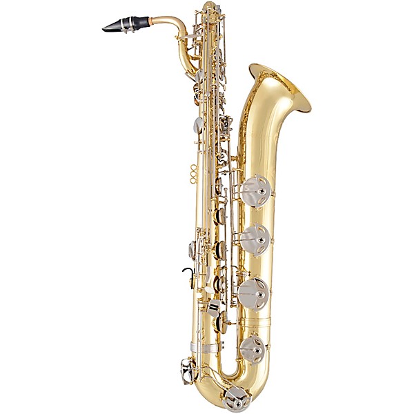 Selmer 300 Series Baritone Saxophone Lacquer Nickel Plated Keys