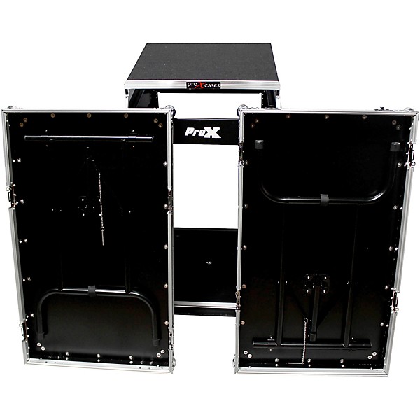 ProX T-16MRSS13ULT Universal 19" Rackmount Mixer Flight Case For 16U Rack x 13U Top With Laptop Shelf