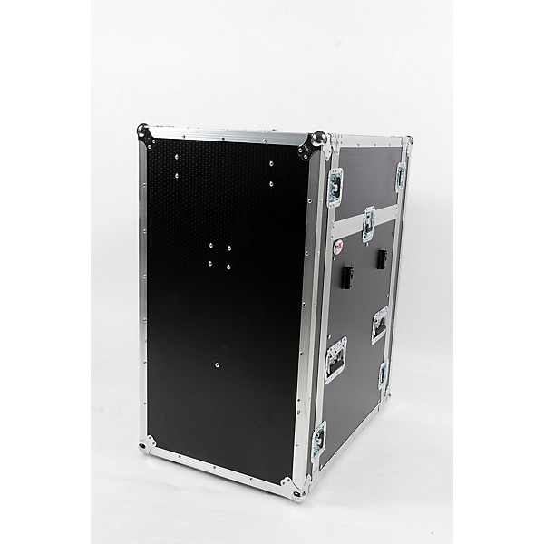 Open Box ProX T-16MRSS13ULT Universal 19" Rackmount Mixer Flight Case For 16U Rack x 13U Top With Laptop Shelf Level 3  19...