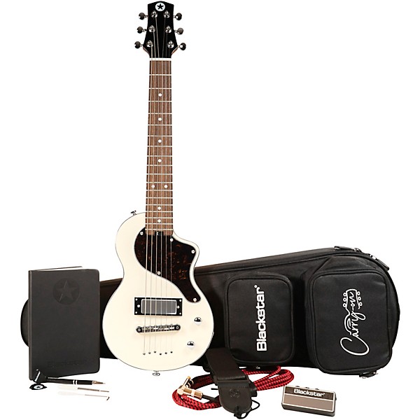 Open Box Blackstar Carry On Travel Guitar Pack Level 1 White