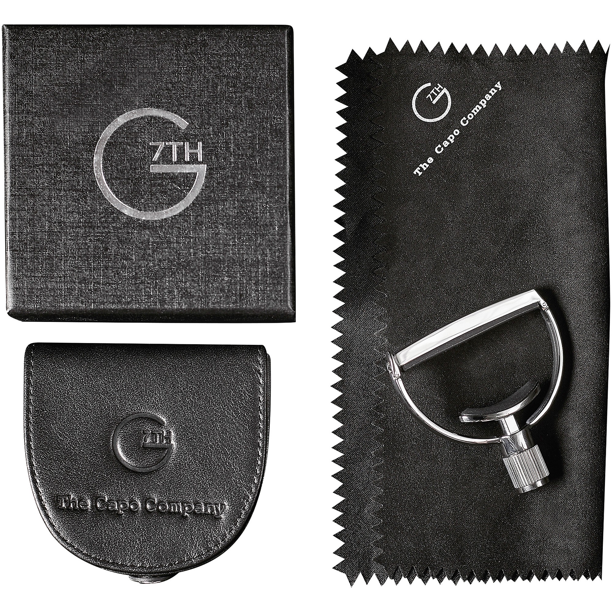 G7th Heritage Series 6-String Standard String Spacing Capo Chrome