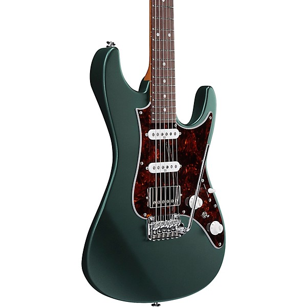 Ibanez AZ2204N AZ Prestige Series 6str Electric Guitar Ivy Green Metallic Flat