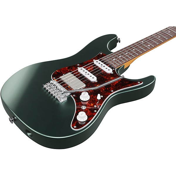 Ibanez AZ2204N AZ Prestige Series 6str Electric Guitar Ivy Green Metallic Flat