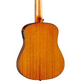 Luna Safari Tribal Travel Acoustic-Electric Left-Handed Guitar Tobacco Sunburst