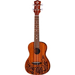 Luna Lizard Mahogany Left-Handed Concert Ukulele Mahogany