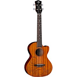 Luna Tattoo Mahogany Tenor Acoustic-Electric Ukulele Mahogany