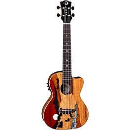 Luna Vista Deer Tenor Acoustic-Electric Ukulele Gloss Natural