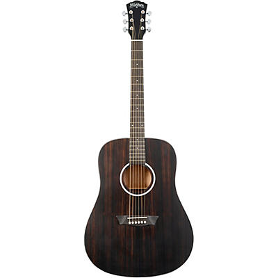 Washburn Deep Forest Ebony D Acoustic Guitar Natural Matte for sale