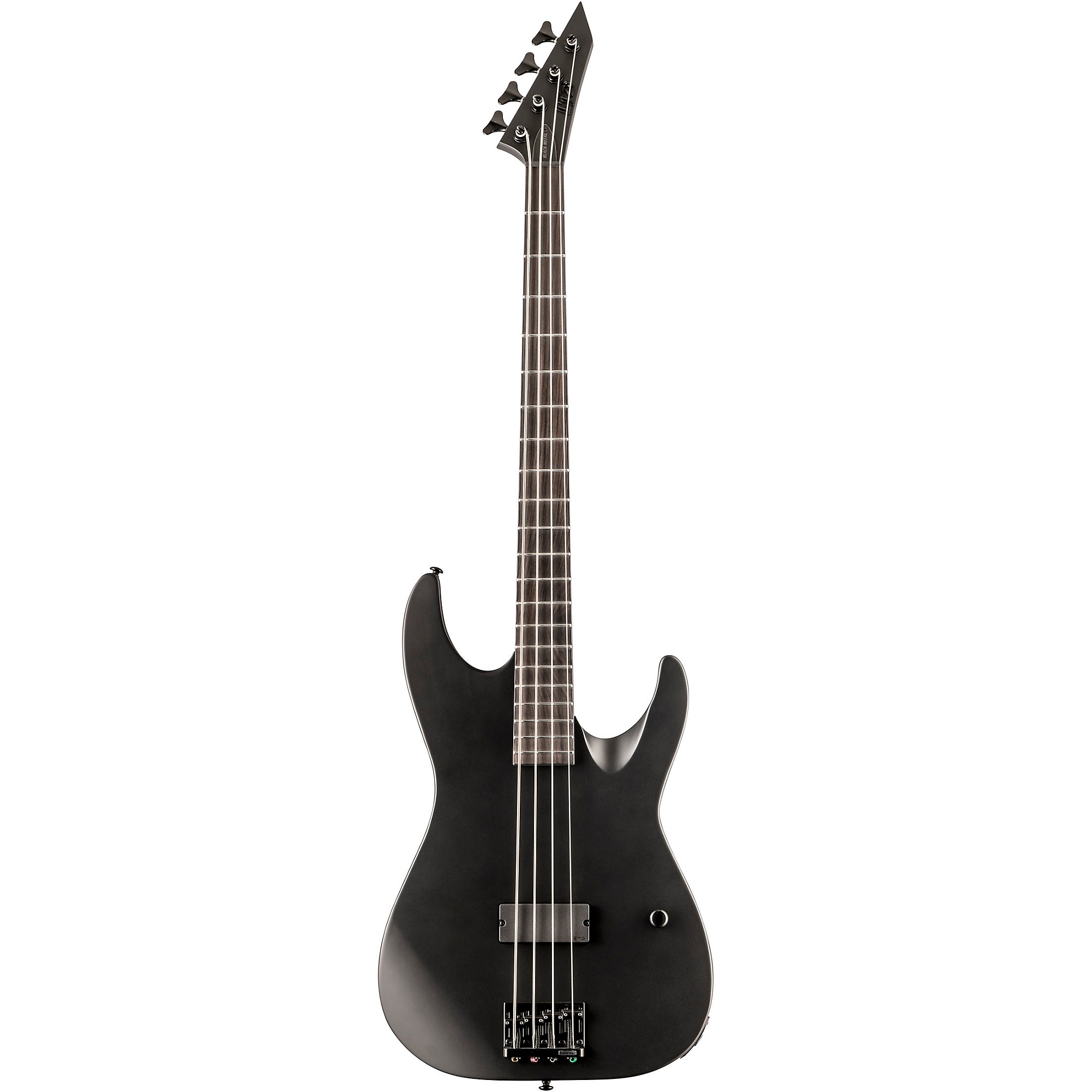 ESP M-4 Black Metal Electric Bass Black Satin | Guitar Center