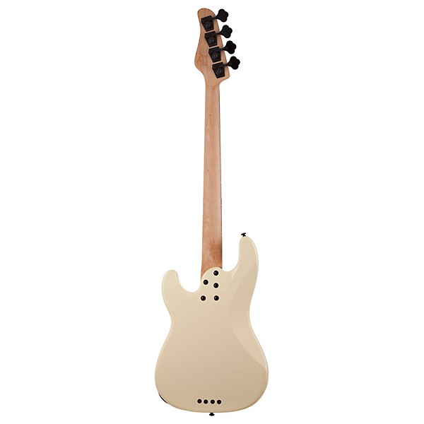 Open Box Schecter Guitar Research P-4 4 String Electric Bass Level 2 Ivory 194744527425