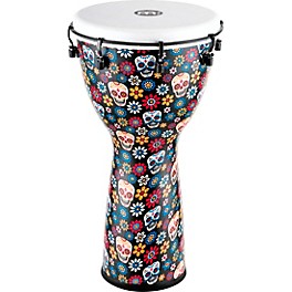 MEINL Alpine Synthetic Djembe 12 in. Simbra MEINL Alpine Synthetic Djembe 12 in. Day of the Dead