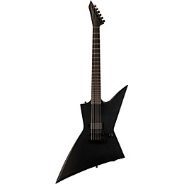 ESP EX Black Metal Electric Guitar Black Satin