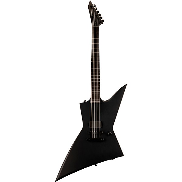 ESP EX Black Metal Electric Guitar Black Satin