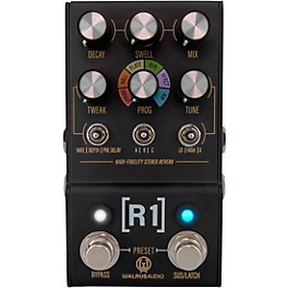 Walrus Audio MAKO Series R1 High-Fidelity Reverb Effects Pedal Black