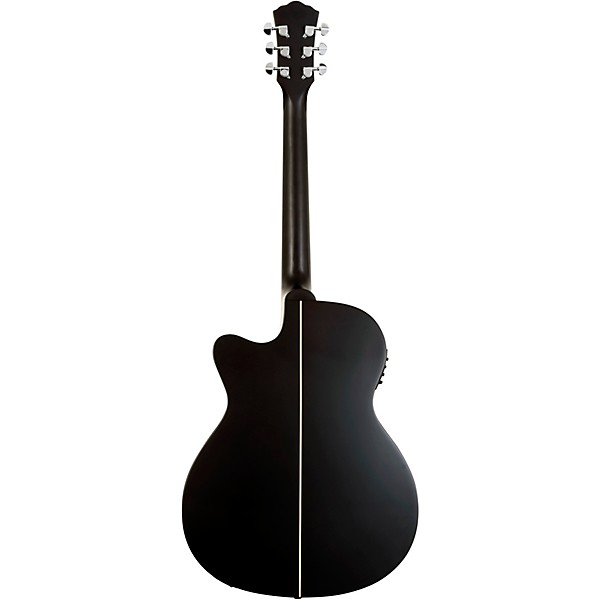 Washburn Deep Forest Ebony ACE Acoustic-Electric Guitar Natural Matte
