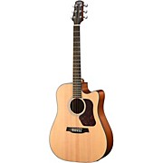 Walden Natura Solid Spruce Top Dreadnought Acoustic Cutaway-Electric Open Pore Satin Natural for sale