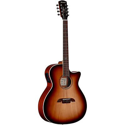Alvarez Ag60-8Ceshb Artist Grand Auditorium 8-String Acoustic-Electric Guitar Shadow Burst for sale