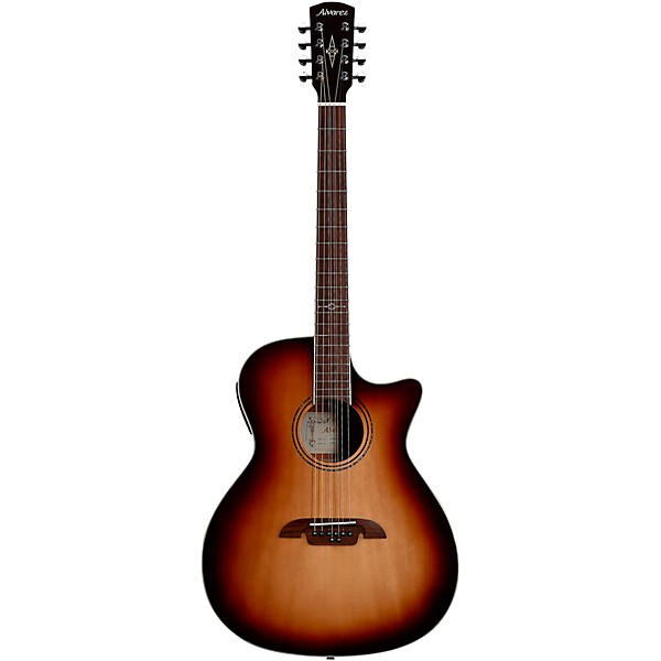 Alvarez AG60-8CESHB Artist Grand Auditorium 8-String Acoustic-Electric Guitar Shadow Burst