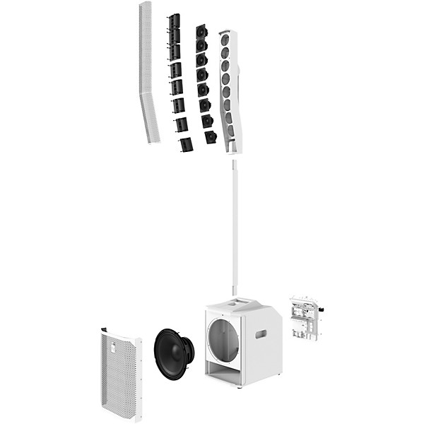 Open Box Electro-Voice EVOLVE 50M Portable Linear Column Array PA System, White Level 1